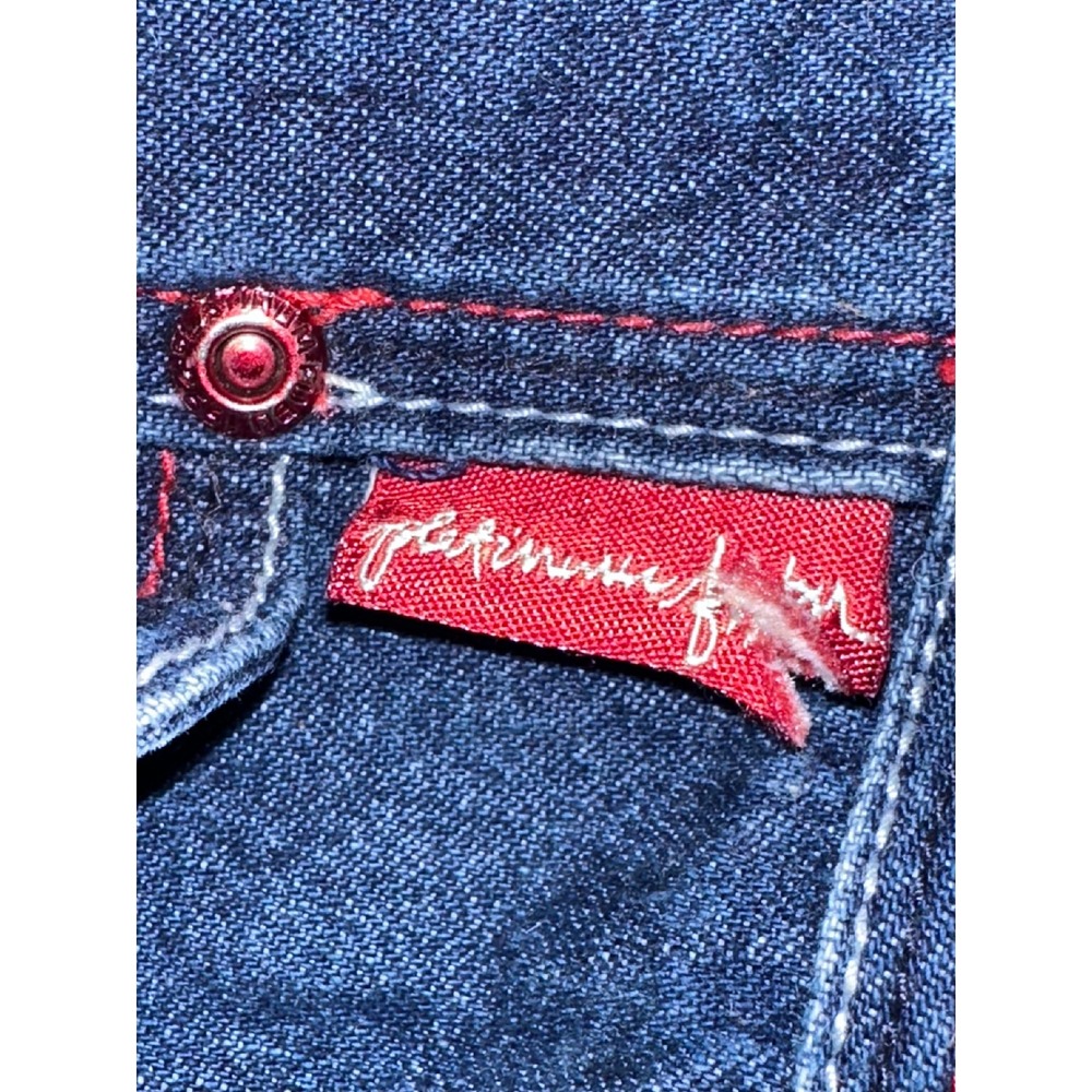 Platinum‎ Fubu Kids Jacket 12/14 Fat Albert Gang Big Patch Black Denim Vintage - Picture 8 of 13